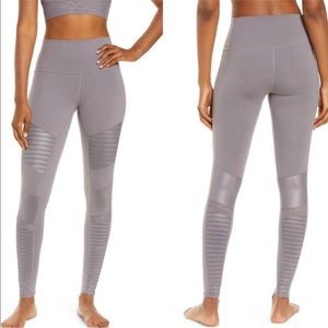 Moto workout yoga leggings- Alo Yoga